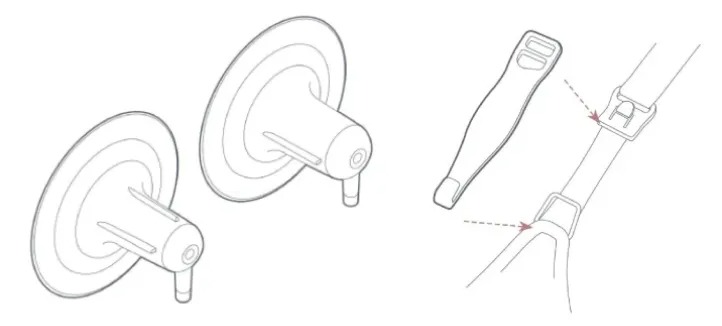 Diagram of Bra strap adjustability 
